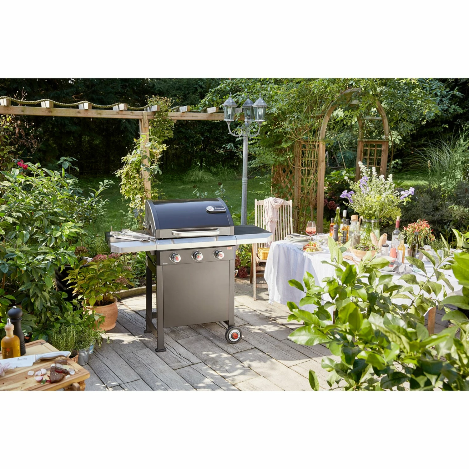 Besorgen 💯 LANDMANN Gasgrill - schwarz - Stahl - 3 Brenner 😍 5 Besorgen 💯 LANDMANN Gasgrill - schwarz - Stahl - 3 Brenner 😍 – Bild 3