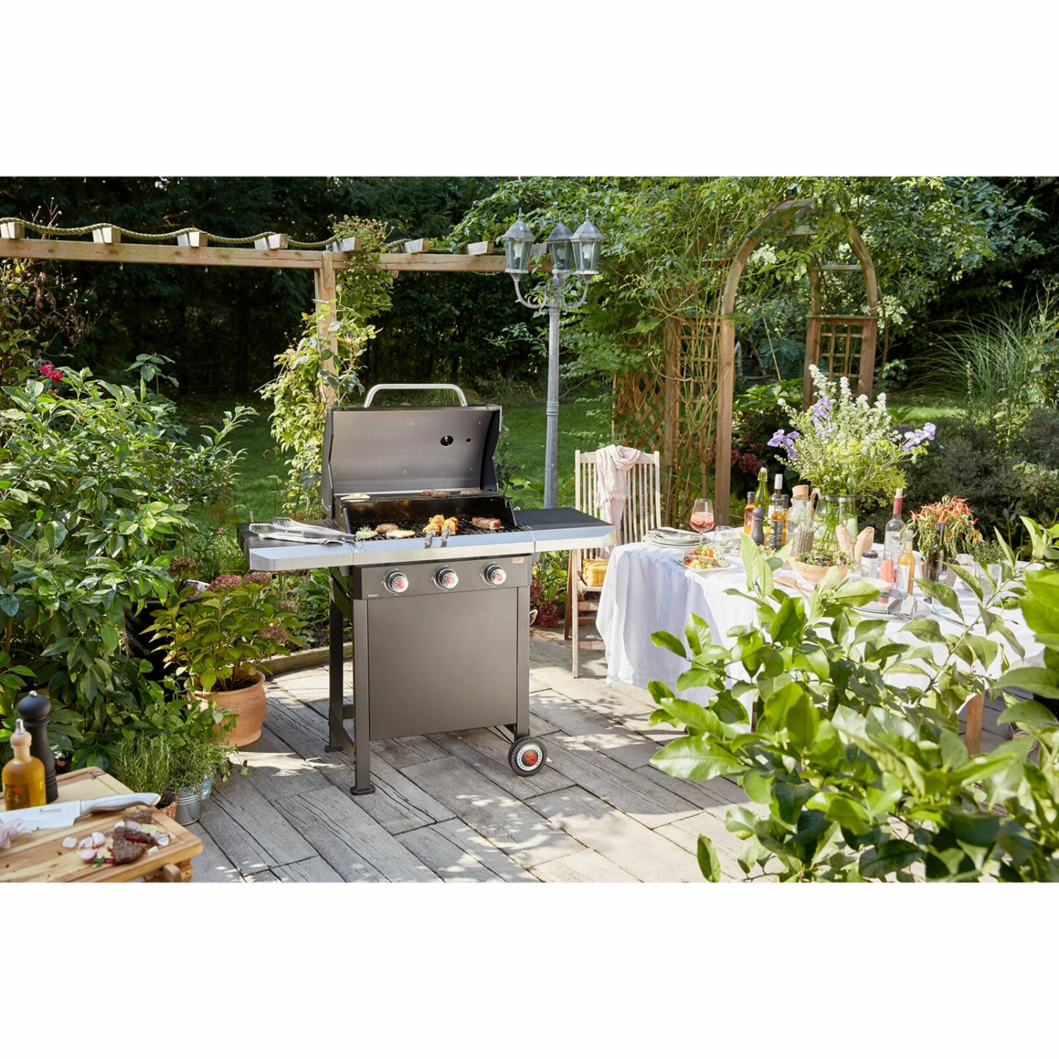 Besorgen 💯 LANDMANN Gasgrill - schwarz - Stahl - 3 Brenner 😍 6 Besorgen 💯 LANDMANN Gasgrill - schwarz - Stahl - 3 Brenner 😍 – Bild 4