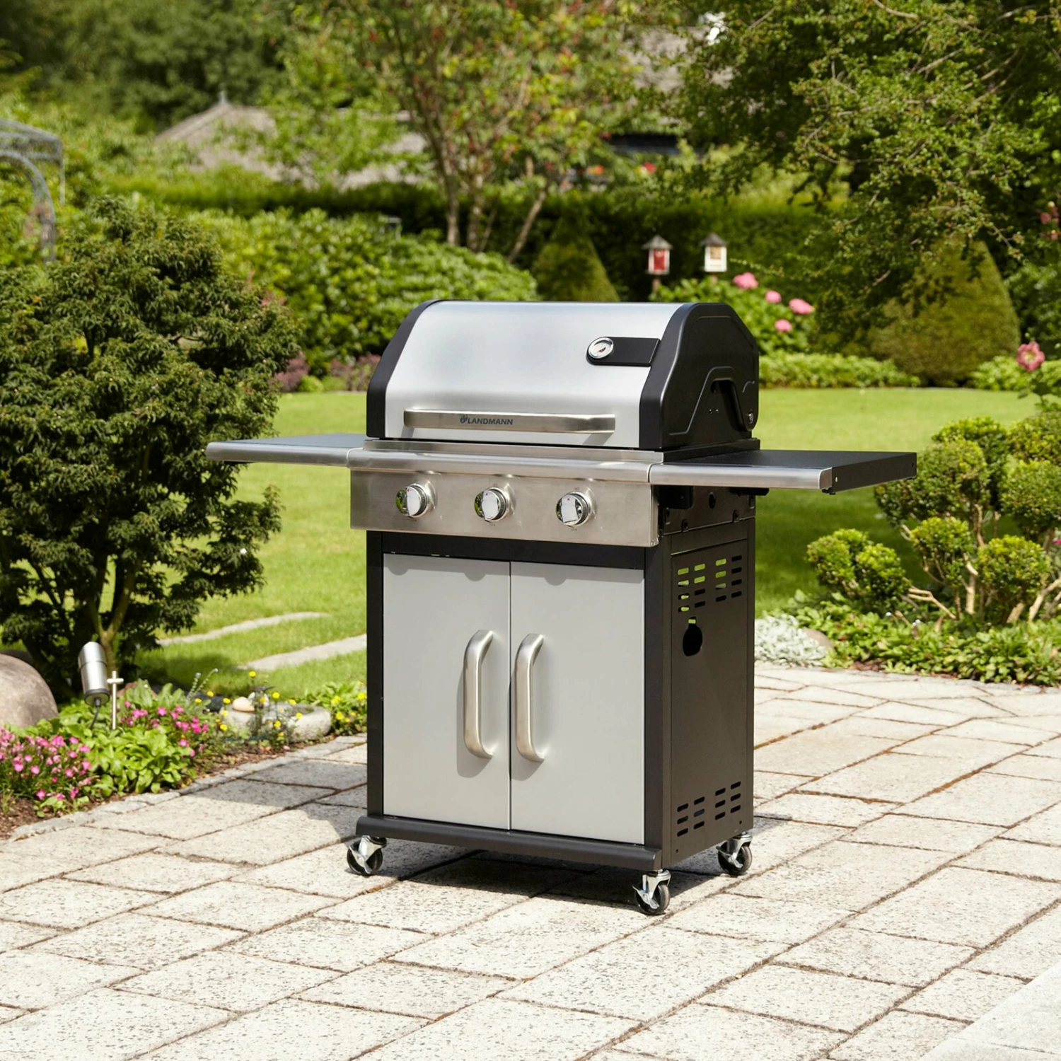 Coupon 👍 LANDMANN Gasgrill - silber - 3 Brenner 🔔 4 Coupon 👍 LANDMANN Gasgrill - silber - 3 Brenner 🔔 – Bild 2