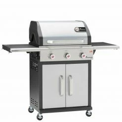 Coupon 👍 LANDMANN Gasgrill - silber - 3 Brenner 🔔