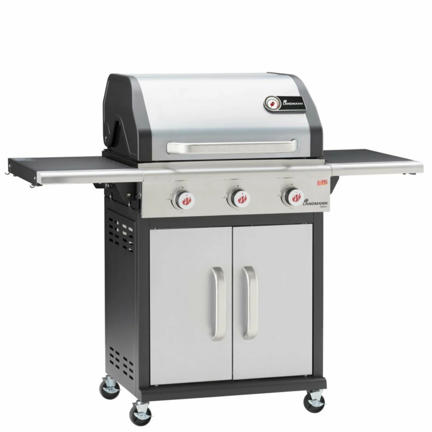 Coupon 👍 LANDMANN Gasgrill - silber - 3 Brenner 🔔 3 Coupon 👍 LANDMANN Gasgrill - silber - 3 Brenner 🔔
