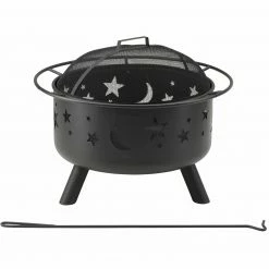 Am billigsten 🛒 LANDMANN Feuerkorb - schwarz - Stahl - 75 cm 🔔