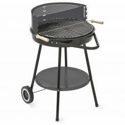 Budget 🥰 GRILLCHEF Holzkohlegrill - schwarz - Stahl 🛒