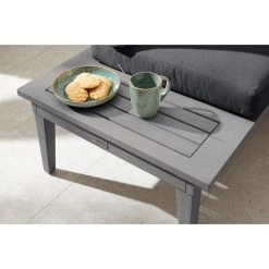 Brandneu 🎉 6-teiliges Lounge-Set - LOOKS by Wolfgang Joop - anthrazit - Akazie massiv 🎁 -Angebote Garten Store 2802000101 04 1600Wx1600H