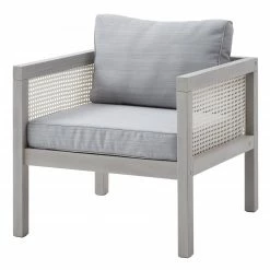 Großhandel 🔔 5-teiliges Lounge-Set - LOOKS by Wolfgang Joop - hellgrau - Wiener-Geflecht 🌟 -Angebote Garten Store 2802000700 11 1600Wx1600H