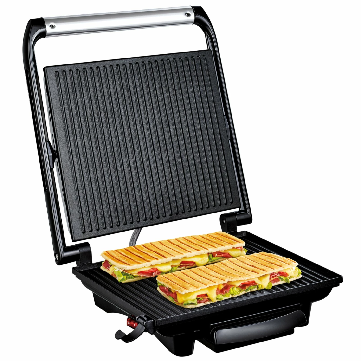 Budget ✔️ TEFAL Kontaktgrill INICIO GC241D - schwarz-silber 🌟 6 Budget ✔️ TEFAL Kontaktgrill INICIO GC241D - schwarz-silber 🌟 – Bild 4