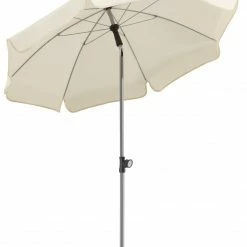 Auslauf 🥰 Sonnenschirm LOCARNO - natur - Ø 150 cm 👍