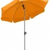 Schlussverkauf 😀 Sonnenschirm LOCARNO - mandarine - Ø 150 cm 💯 -Angebote Garten Store 9001871100 1600Wx1600H