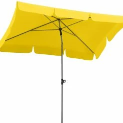 Am billigsten 🤩 Sonnenschirm LOCARNO - zitrus - rechteckig - 180x120 cm ⭐