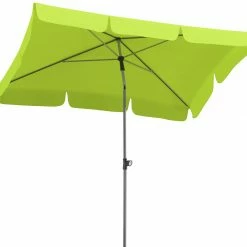 Rabatt 🎉 Sonnenschirm LOCARNO - apfelgrün - rechteckig - 180x120 cm 🤩