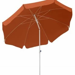 Bestes Angebot 💯 Sonnenschirm IBIZA - terracotta - Ø 200 cm ✔️