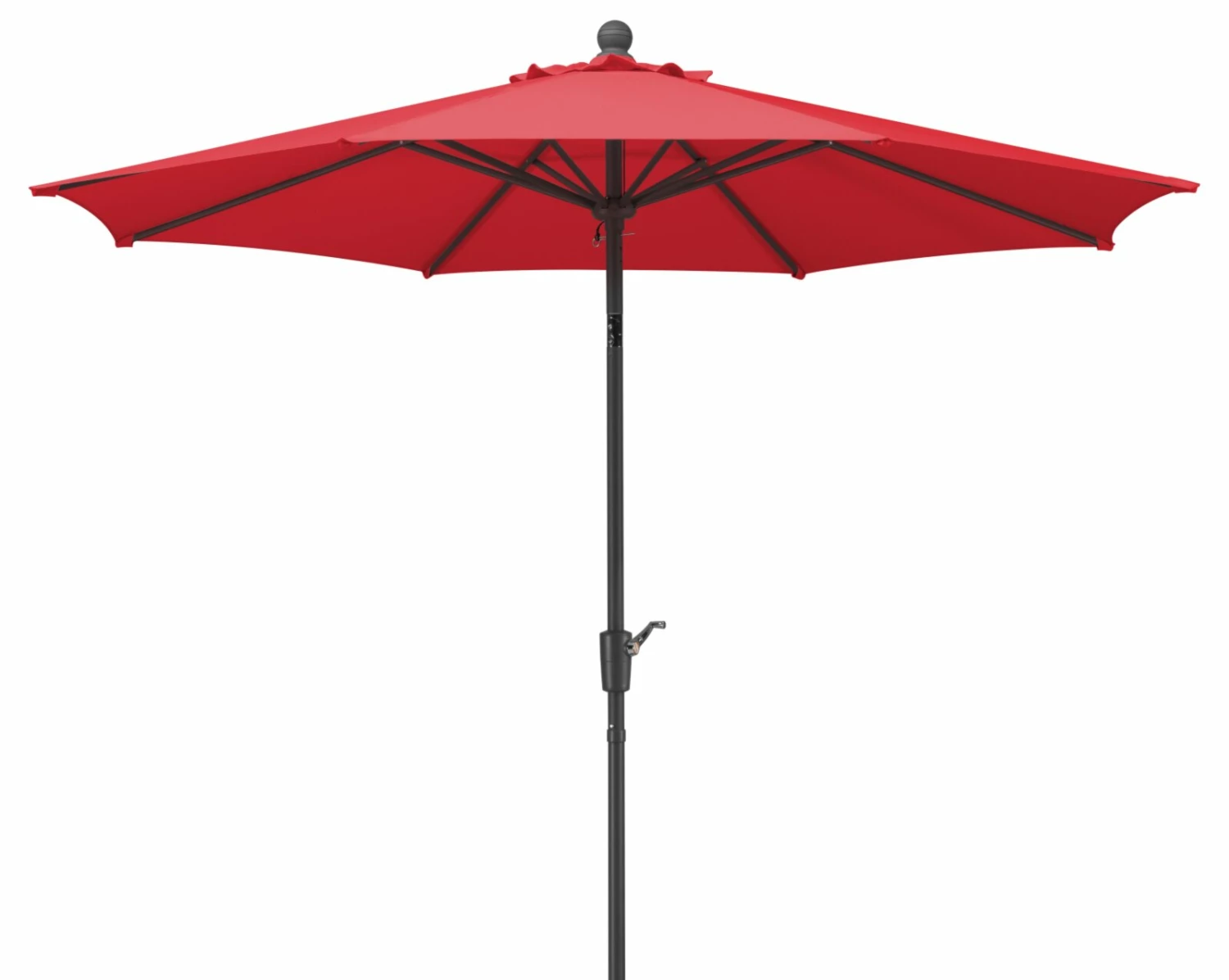 Budget 🥰 Sonnenschirm HARLEM - rot - Ø 270 cm 🛒 3 Budget 🥰 Sonnenschirm HARLEM - rot - Ø 270 cm 🛒