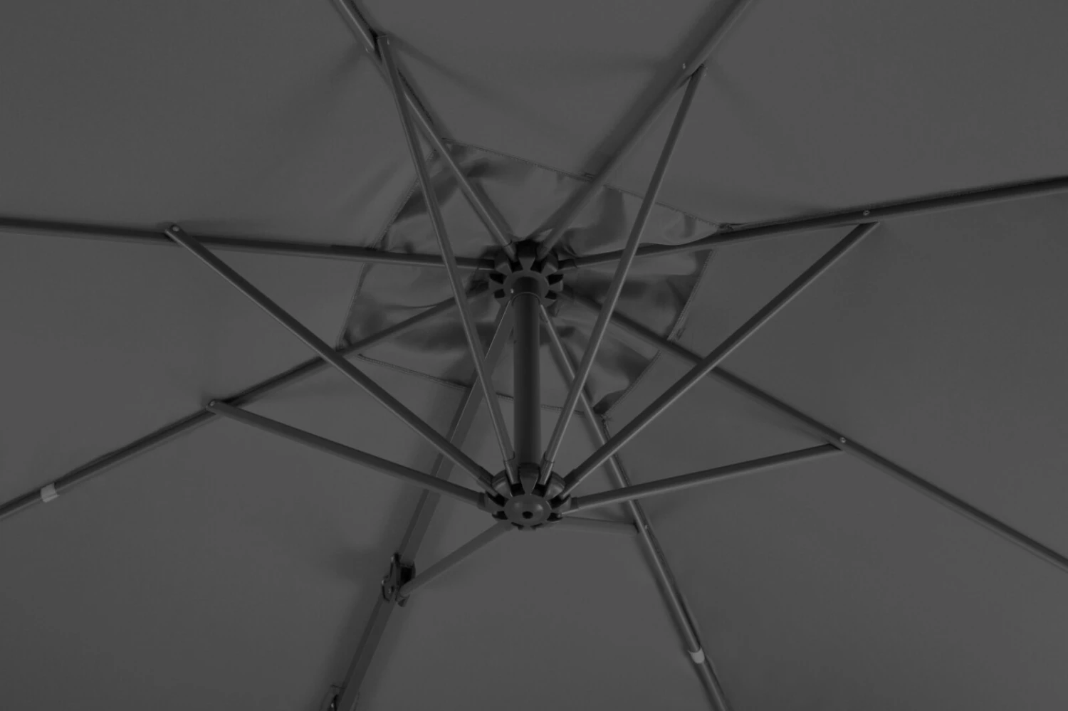 Blitzangebot 🛒 Ampelschirm RHODOS JUNIOR - anthrazit - quadratisch - 270x270 cm 👍 5 Blitzangebot 🛒 Ampelschirm RHODOS JUNIOR - anthrazit - quadratisch - 270x270 cm 👍 – Bild 3