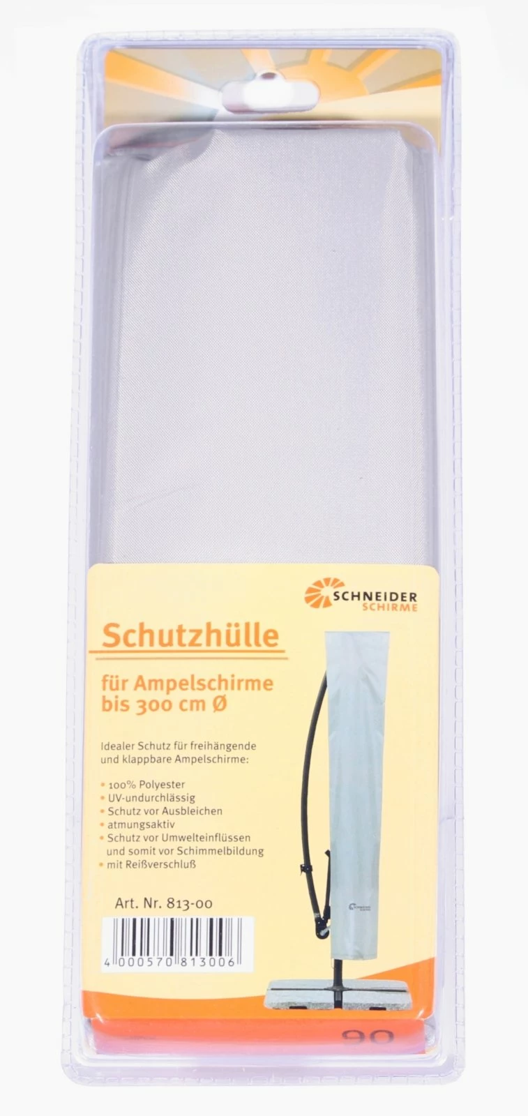 Angebote ❤️ Schutzhülle - silbergrau - für Ampelschirme bis 300 cm ⭐ 5 Angebote ❤️ Schutzhülle - silbergrau - für Ampelschirme bis 300 cm ⭐ – Bild 3