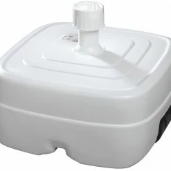 Aktion 🌟 Schirmständer - weiß - mit Rollen - für ca. 45 Liter 😍