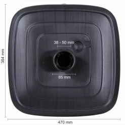 Budget 🧨 Schirmständer - anthrazit - mit Rollen - für ca. 45 Liter 🥰 -Angebote Garten Store 9001883000 04 1600Wx1600H