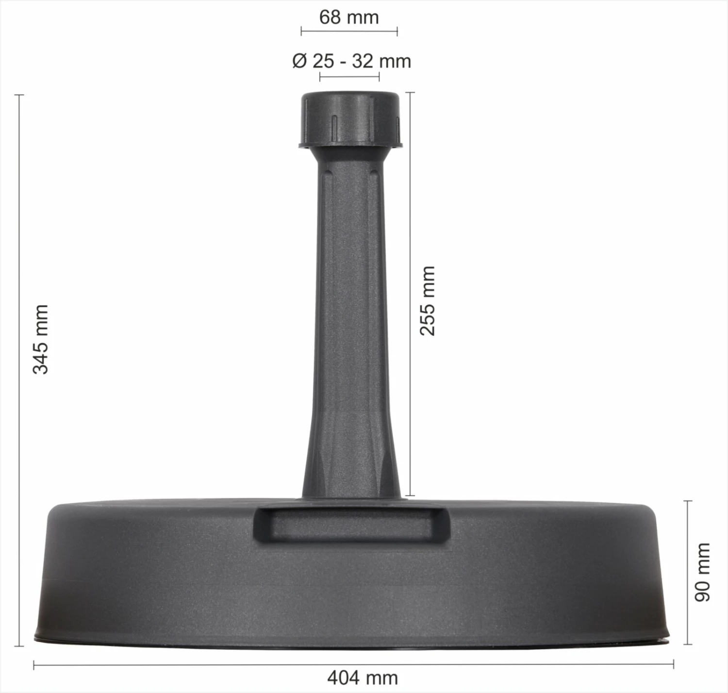 Top 10 ❤️ Schirmständer - anthrazit - Kunststoff - 20 kg 👍 5 Top 10 ❤️ Schirmständer - anthrazit - Kunststoff - 20 kg 👍 – Bild 3