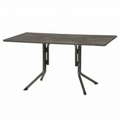 Bestpreis 🎁 Bistrotisch ELDA PLUS - grau - 140x90 cm 🔔