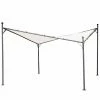 Rabatt ⌛ Pavillon BERLINO - grau-weiß - 4x4 Meter 👏 -Angebote Garten Store 9002468100 1600Wx1600H