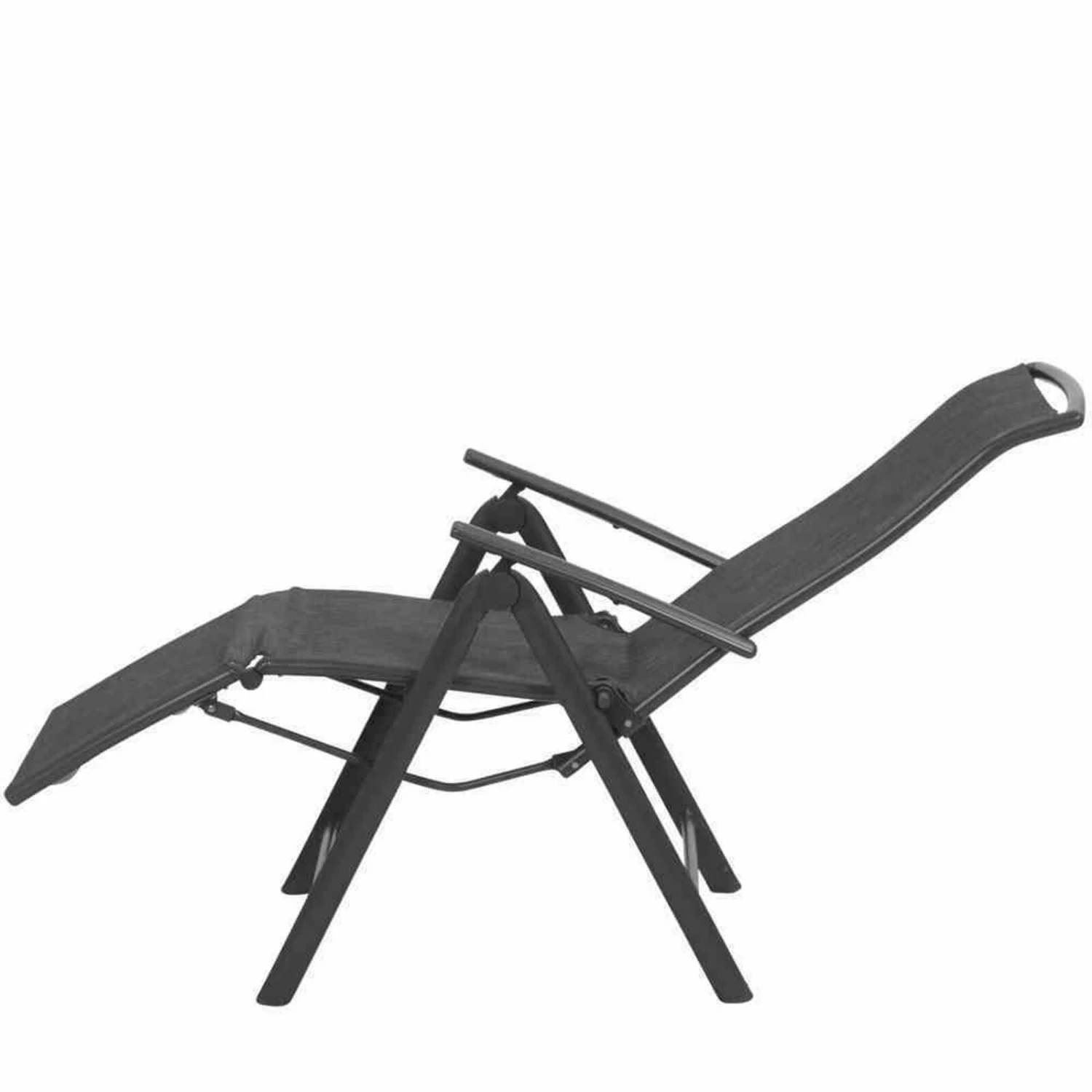 Großhandel 👍 Liegestuhl LIVORNO - anthrazit-silber - Rückenlehne verstellbar 💯 5 Großhandel 👍 Liegestuhl LIVORNO - anthrazit-silber - Rückenlehne verstellbar 💯 – Bild 3