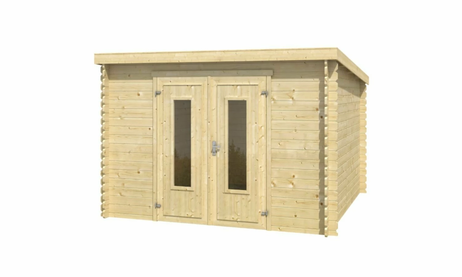 Aktion 👏 Gartenhaus SACRAMENTO - Fichte massiv - naturbelassen - 292x292 cm 🎉 4 Aktion 👏 Gartenhaus SACRAMENTO - Fichte massiv - naturbelassen - 292x292 cm 🎉 – Bild 2