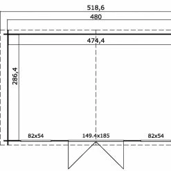 Beste Bewertungen von 💯 Gartenhaus BOSTON - Fichte massiv - naturbelassen - 408x292 cm ✨ -Angebote Garten Store 9002500800 04 1600Wx1600H