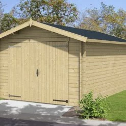 Auslauf 💯 Gartenhaus MAURITIUS - Fichte massiv - naturbelassen - 330x510 cmm 👏 7 Auslauf 💯 Gartenhaus MAURITIUS - Fichte massiv - naturbelassen - 330x510 cmm 👏 -Angebote Garten Store 9002501000 02 1600Wx1600H