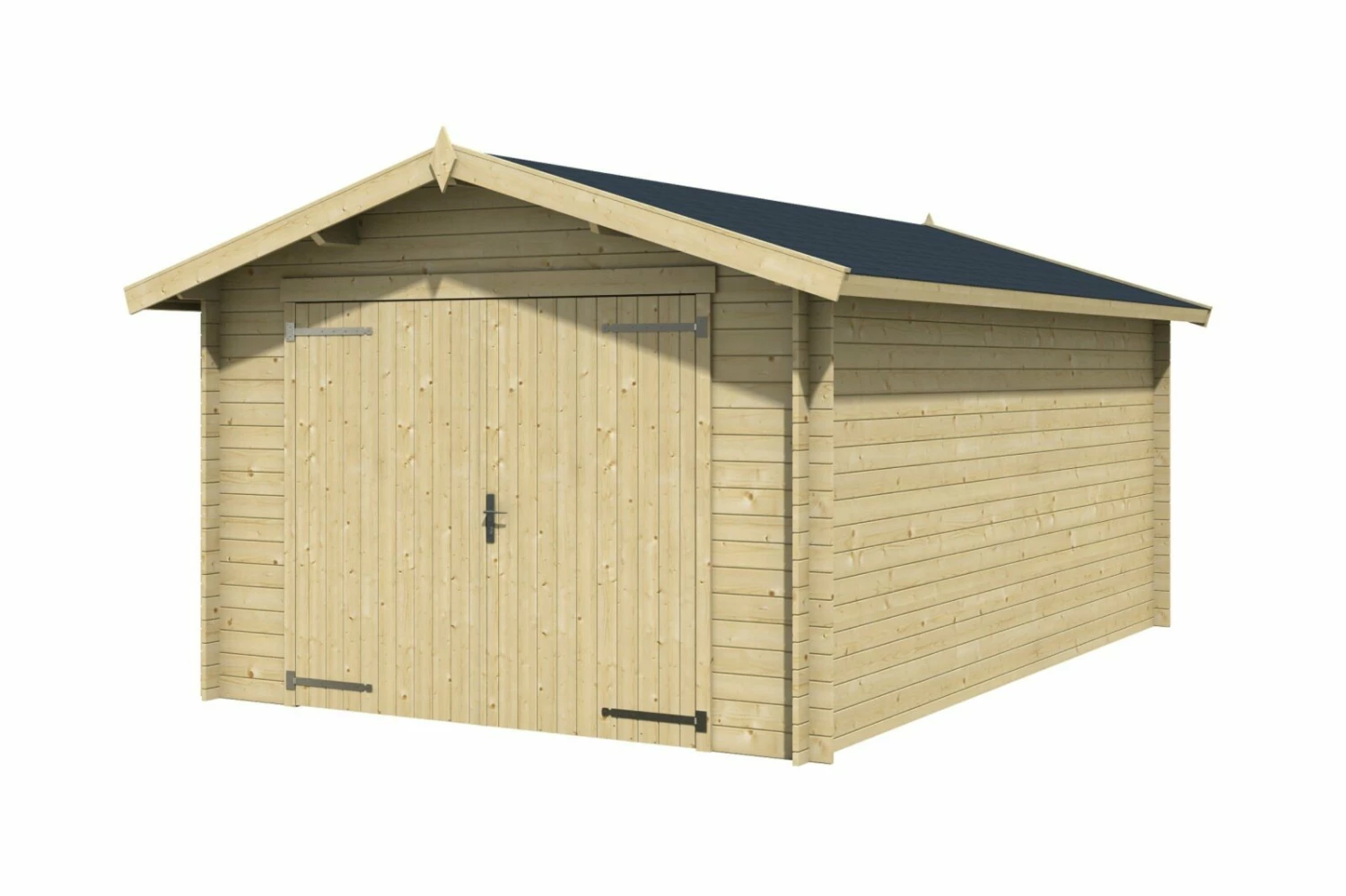 Auslauf 💯 Gartenhaus MAURITIUS - Fichte massiv - naturbelassen - 330x510 cmm 👏 5 Auslauf 💯 Gartenhaus MAURITIUS - Fichte massiv - naturbelassen - 330x510 cmm 👏 – Bild 3