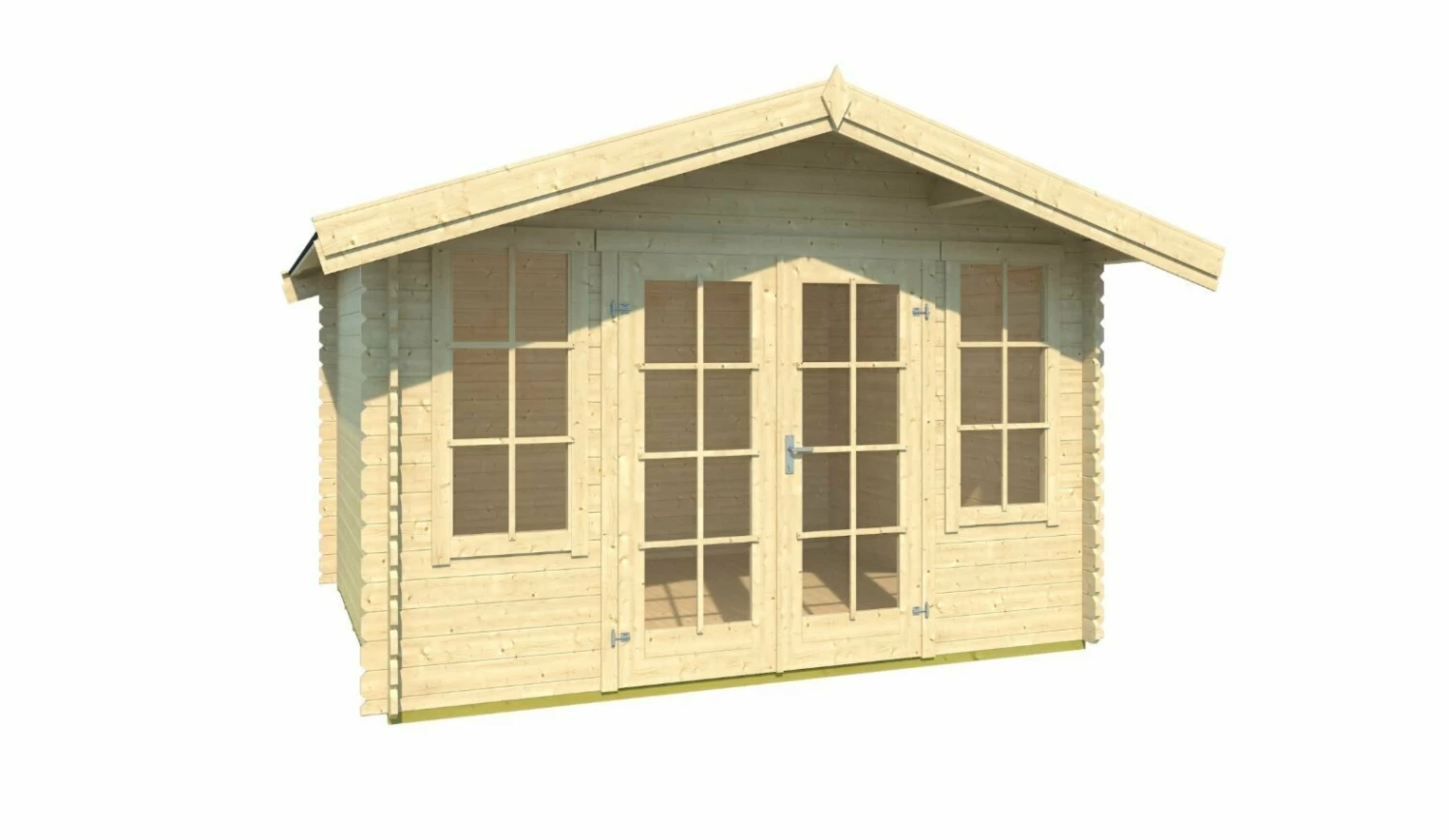 Neu 😍 Gartenhaus ROBIN 280 - Fichte massiv - naturbelassen - 330x280 cm 👏 4 Neu 😍 Gartenhaus ROBIN 280 - Fichte massiv - naturbelassen - 330x280 cm 👏 – Bild 2