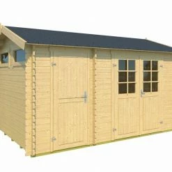 Beste Bewertungen von 👏 Gartenhaus WILLIAM - Fichte massiv - naturbelassen - 380x250 cm 👍 -Angebote Garten Store 9002502200 02 1600Wx1600H