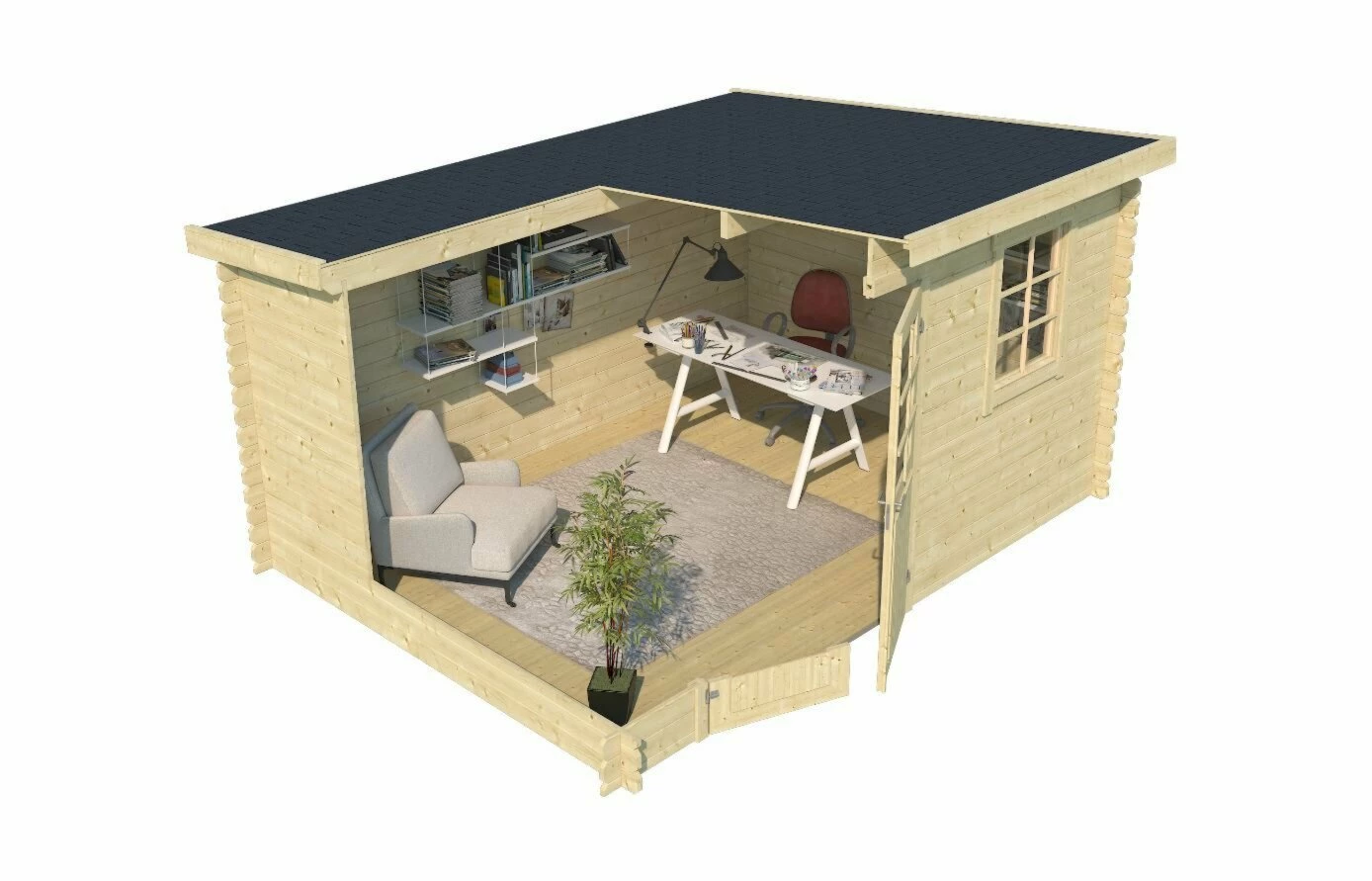 Top 10 ❤️ Gartenhaus AMIRA 275 - Fichte massiv - naturbelassen - 380x275 cm 🛒 5 Top 10 ❤️ Gartenhaus AMIRA 275 - Fichte massiv - naturbelassen - 380x275 cm 🛒 – Bild 3