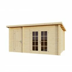 Bester Verkauf 🛒 Gartenhaus BELMONT 2 - Fichte massiv - naturbelassen - 425x280 cm 🎉 -Angebote Garten Store 9002503000 02 1600Wx1600H