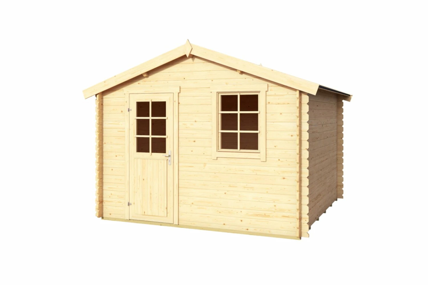 Blitzangebot 🎁 Gartenhaus WELS 3 - Fichte massiv - naturbelassen - 300x300 cm ✨ 4 Blitzangebot 🎁 Gartenhaus WELS 3 - Fichte massiv - naturbelassen - 300x300 cm ✨ – Bild 2