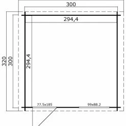 Blitzangebot 🎁 Gartenhaus WELS 3 - Fichte massiv - naturbelassen - 300x300 cm ✨ 7 Blitzangebot 🎁 Gartenhaus WELS 3 - Fichte massiv - naturbelassen - 300x300 cm ✨ -Angebote Garten Store 9002504500 03 1600Wx1600H