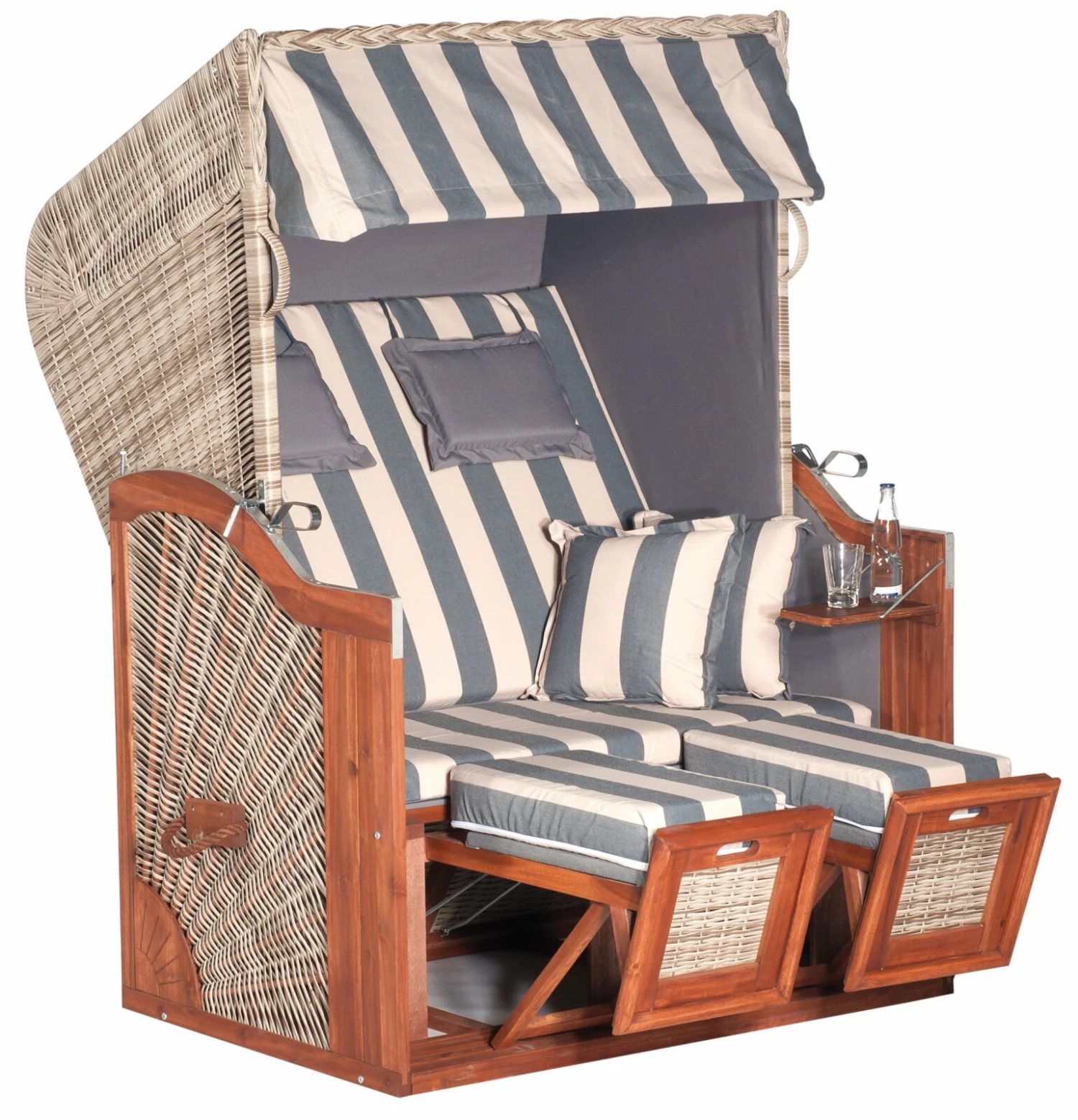 Schlussverkauf ⌛ Strandkorb RUSTIKAL 285 Z SUN EDITION - grey-washed - 125x160 cm 👍 3 Schlussverkauf ⌛ Strandkorb RUSTIKAL 285 Z SUN EDITION - grey-washed - 125x160 cm 👍