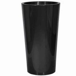 Beste Bewertungen von 😍 Pflanztopf TUIT - anthrazit-Hochglanz - Kunststoff - 40x75 cm 🔥