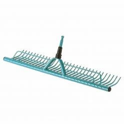 Bester Verkauf 😉 Rasenrechen COMBISYSTEM - türkis-schwarz - 60 cm ✔️