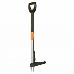 Bestpreis 😀 Teleskop-Unkrautstecher SmartFit - schwarz-orange - 99-119 cm 🛒