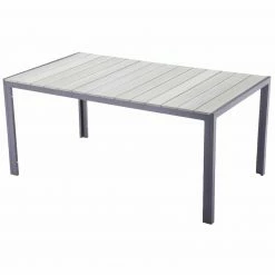 Bester Verkauf ❤️ Tisch OLIVIA - grau - Holz-Optik - 150x90 cm 👏