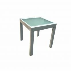 Brandneu ⌛ Gartentisch LOLA - grau - Glas - ausziehbar bis 130 cm 👍