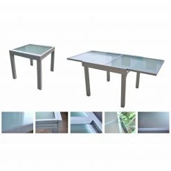 Schlussverkauf 👏 Gartentisch LOLA - grau - Glas - ausziehbar bis 180 cm 💯 8 Schlussverkauf 👏 Gartentisch LOLA - grau - Glas - ausziehbar bis 180 cm 💯 -Angebote Garten Store 9002728000 03 1600Wx1600H