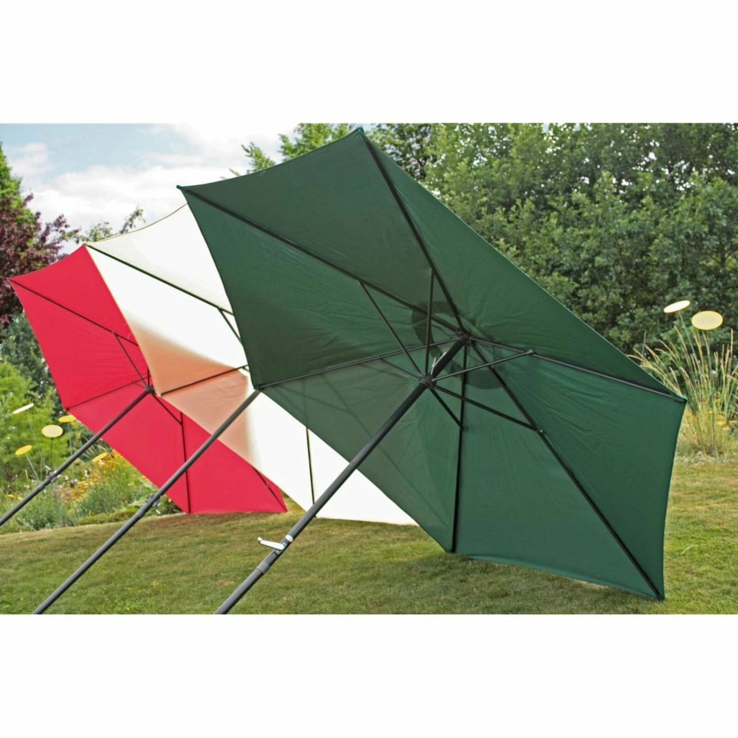 Coupon ❤️ Sonnenschirm - creme - Ø 300 cm 🛒 5 Coupon ❤️ Sonnenschirm - creme - Ø 300 cm 🛒 – Bild 3