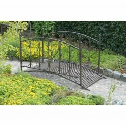 Blitzangebot 🎁 Gartenbrücke DUKONO - mit Geländer 🔔