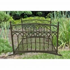 Aktion 👍 Gartenbrücke YASUR - Rost-Optik - mit Geländer 🤩 -Angebote Garten Store 9002730100 04 1600Wx1600H