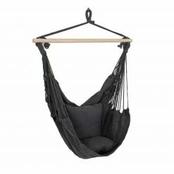 Beste Bewertungen von 🌟 Hängesessel TOBAGO - anthrazit - mit 2 Kissen 🤩