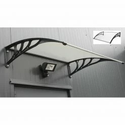 Billig ⭐ Vordach - transparent - Kunststoff - 100x120 cm 🛒 -Angebote Garten Store 9002731000 02 1600Wx1600H