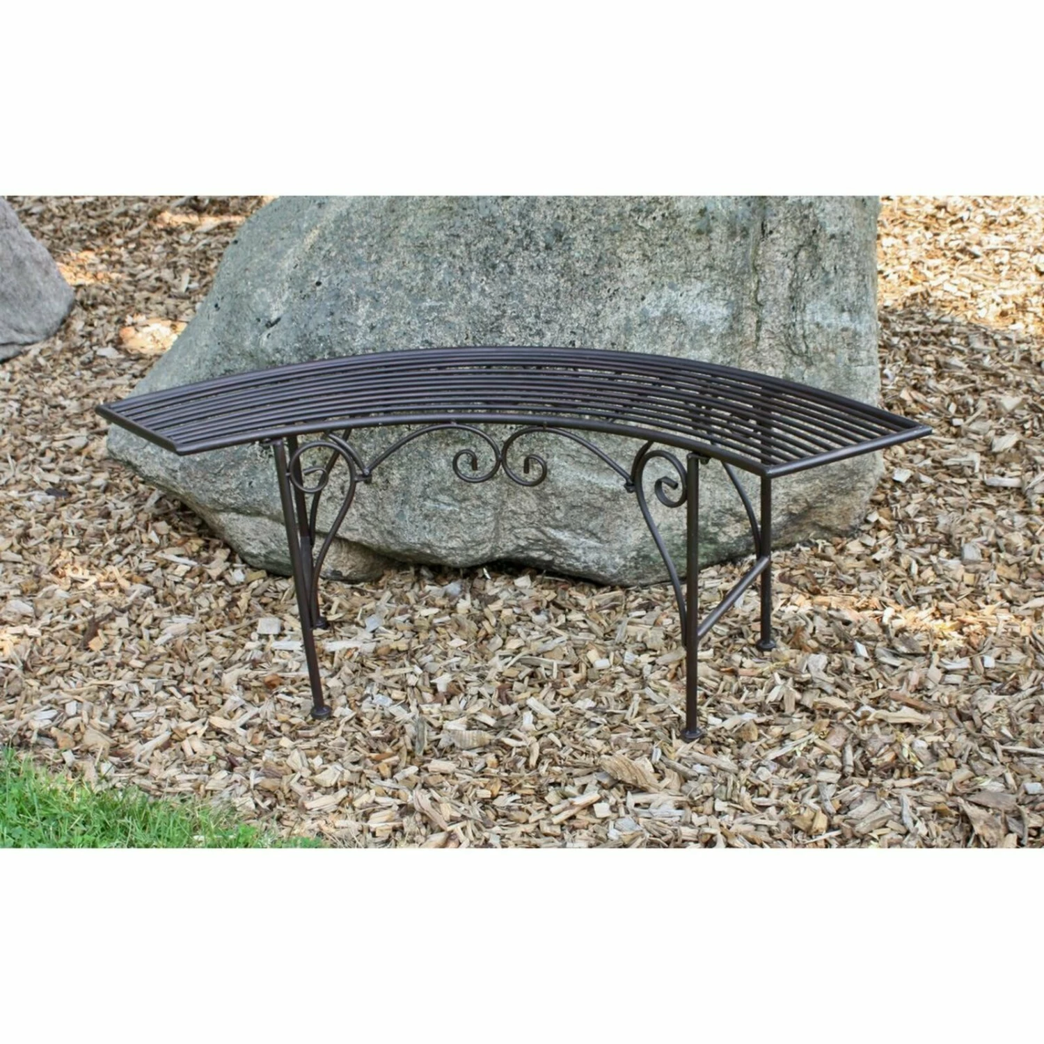 Top 10 👏 Bogenbank FUEGO - Rostoptik - Eisen - 125 cm breit 👍 4 Top 10 👏 Bogenbank FUEGO - Rostoptik - Eisen - 125 cm breit 👍 – Bild 2