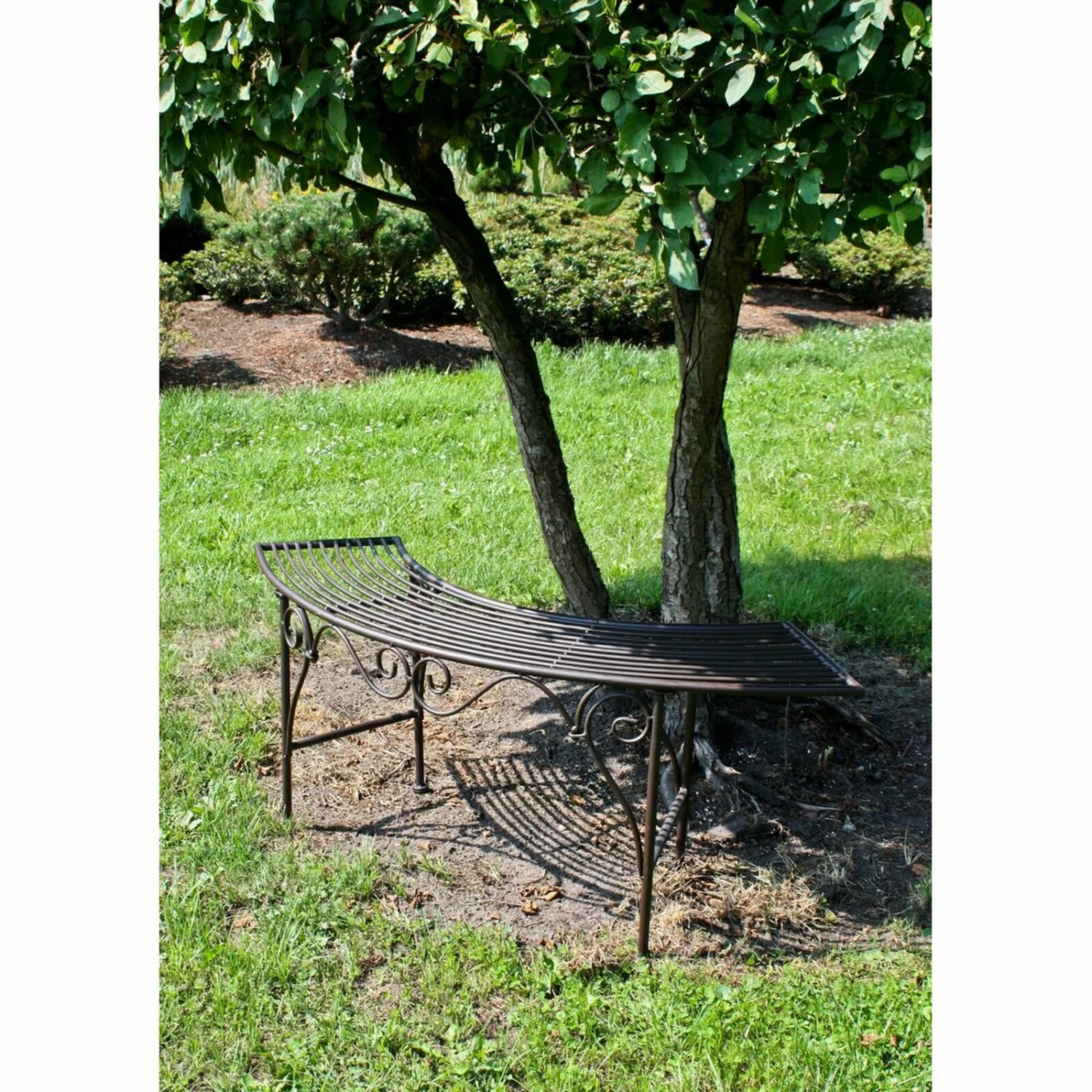 Top 10 👏 Bogenbank FUEGO - Rostoptik - Eisen - 125 cm breit 👍 5 Top 10 👏 Bogenbank FUEGO - Rostoptik - Eisen - 125 cm breit 👍 – Bild 3