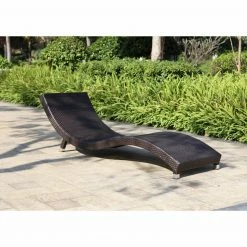 Aktion 😍 Sonnenliege CARACAS - coffee - Polyrattan - 185 cm ✔️ -Angebote Garten Store 9002734300 04 1600Wx1600H