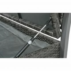 Auslauf ✔️ Gartenbank FERRARA - dunkegrau - Polyratten - mit Ablagefach ✔️ -Angebote Garten Store 9002736400 04 1600Wx1600H